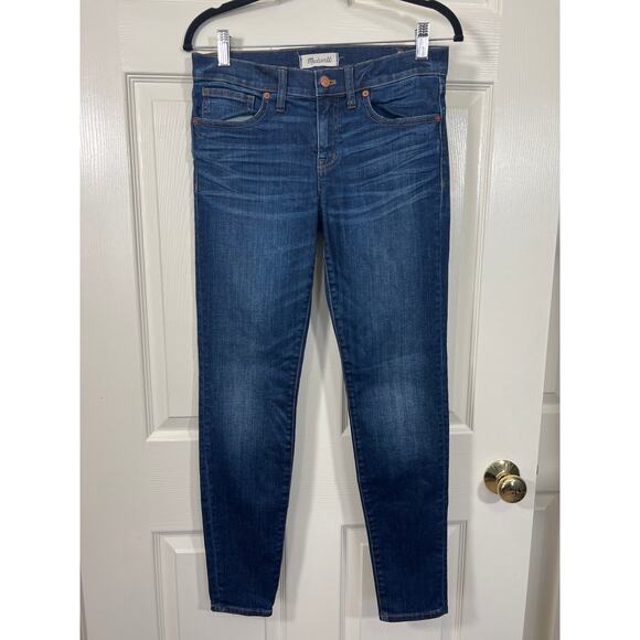 Madewell Jeans Denim Skinny Leg Dark Wash Women's 28 - Picture 2 of 6